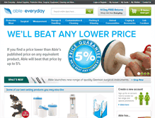 Tablet Screenshot of able-everyday.com